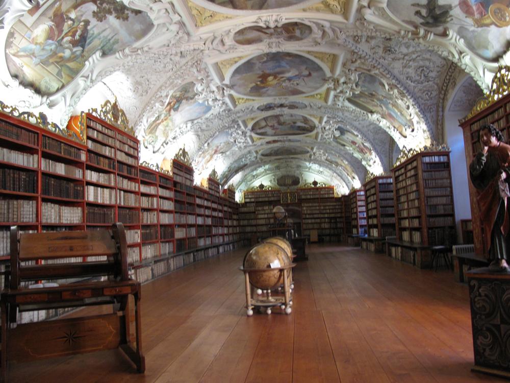 Bibliothèque dans le couvent Strahovský